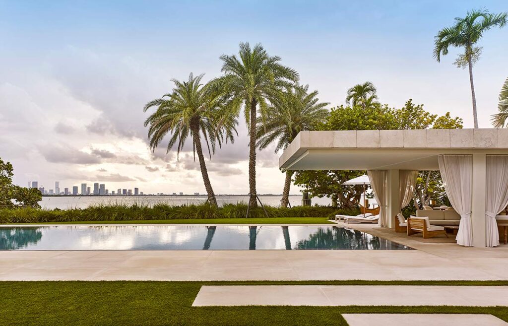 Pool with Bay Views